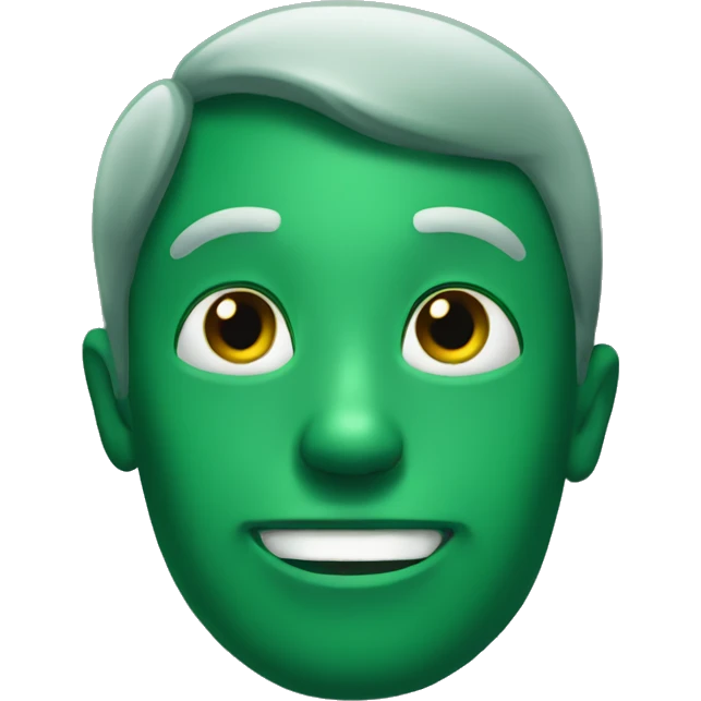 dark green hear emoji