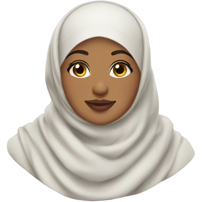 plus size hijabi woman emoji