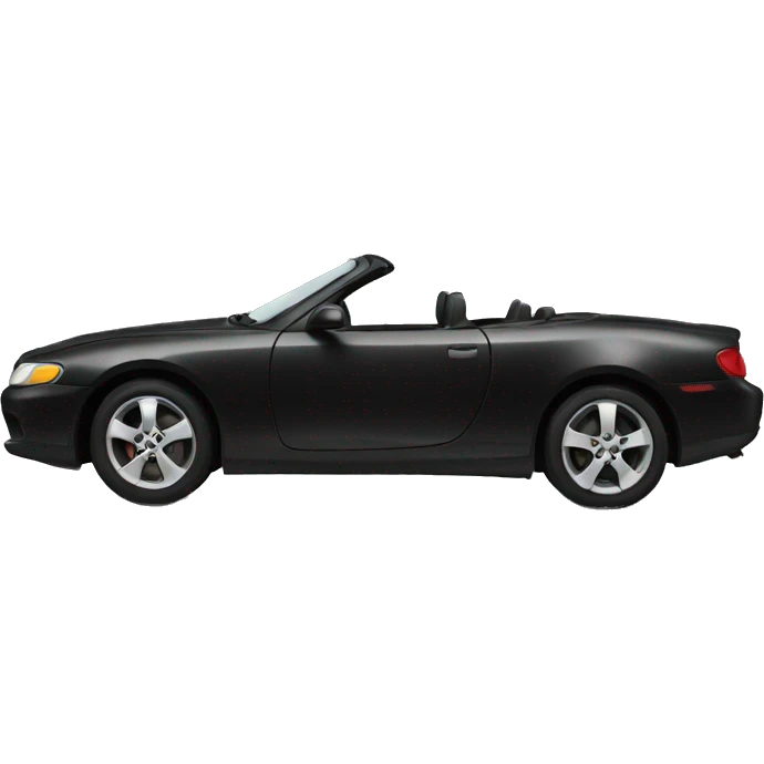 Car black side-view emoji