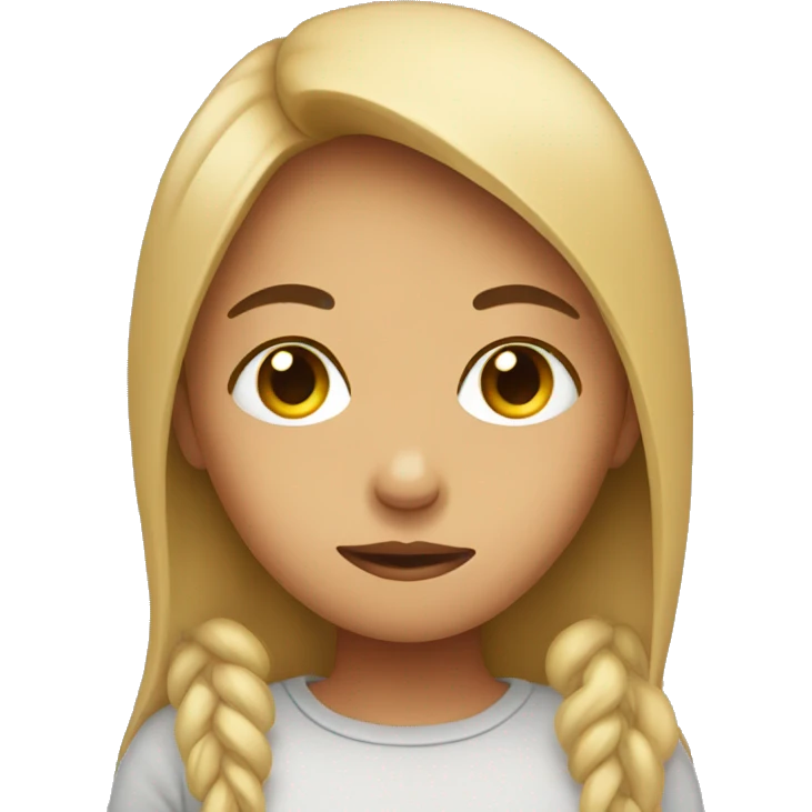 girl with eyes covering face emoji