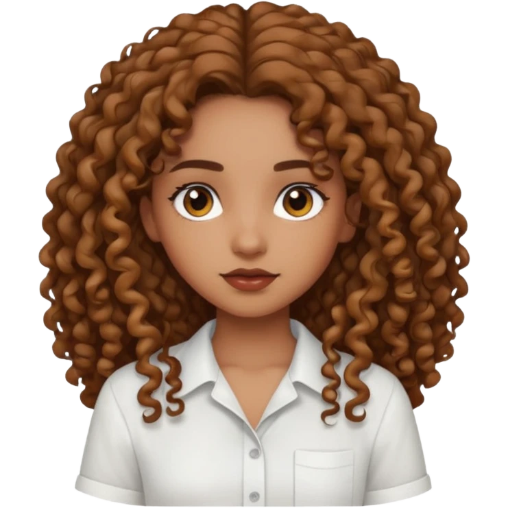 Brown girl aesthetic emoji