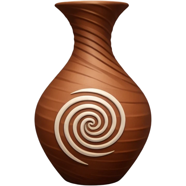 Spiral Pottery Vase emoji