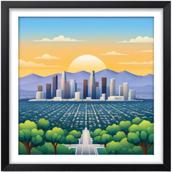 Los Angeles landscape emoji