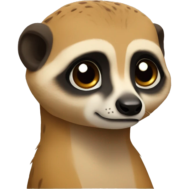Meerkat brown sad  emoji