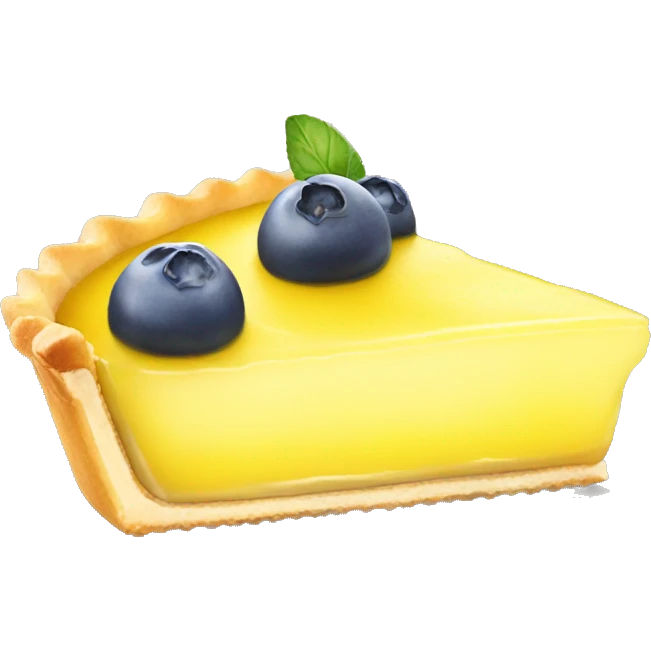 Lemon tart emoji