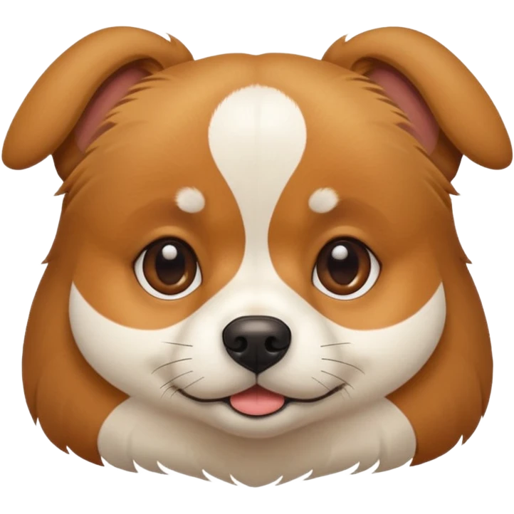 3 legged dog thats a beagle Pomeranian mix all brown emoji