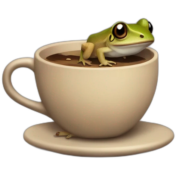 coqui drinking coffee emoji