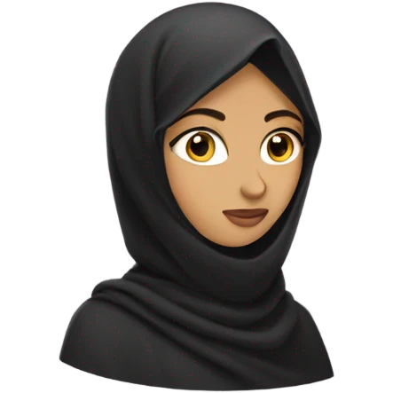 Girl with niqab  emoji