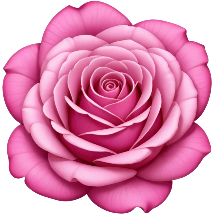 Pink rose emoji