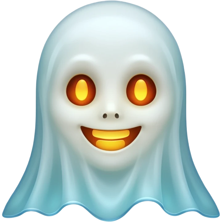 Smiling Ghost emoji