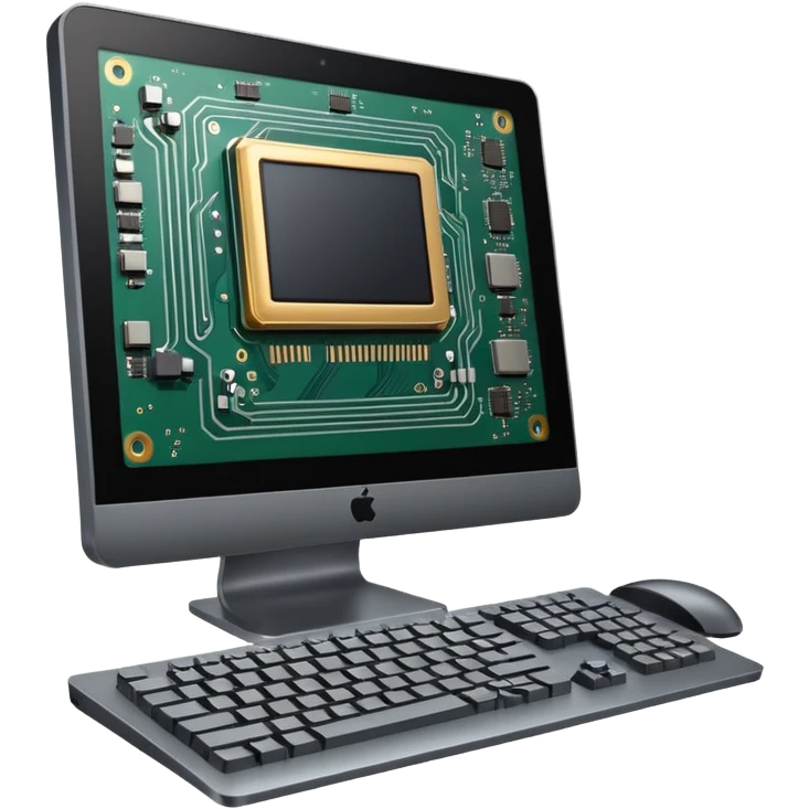 computer with cpu emoji