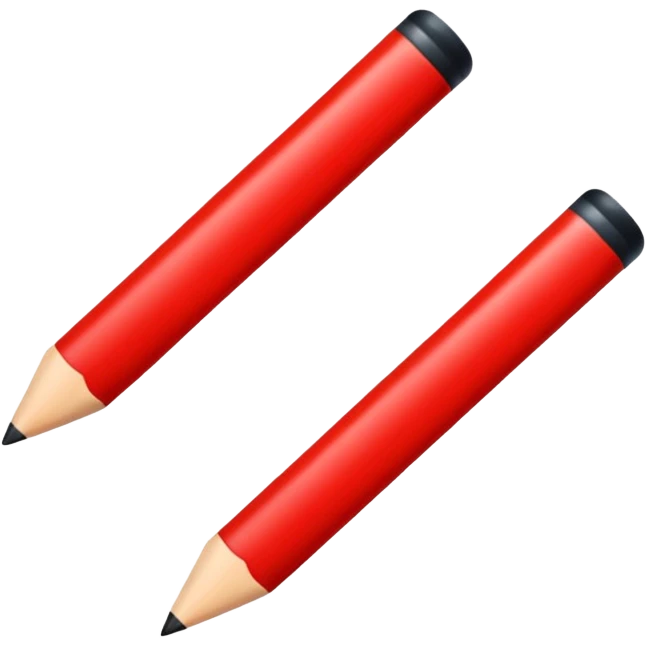 Red line painting emoji