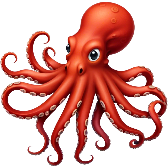 red octopus emoji