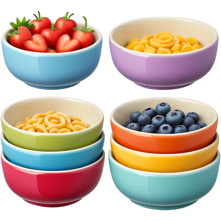 food bowls for animal emoji