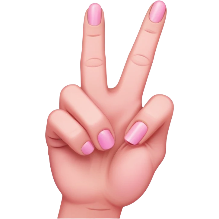 pink middle finger emoji