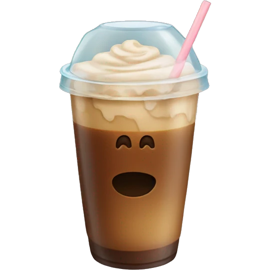 Iced coffee emoji