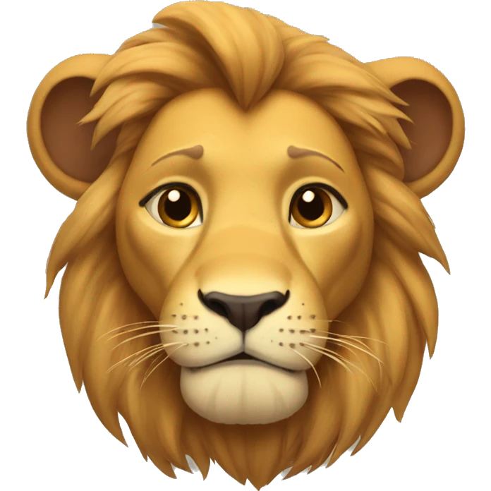 Simba from king of lions  emoji