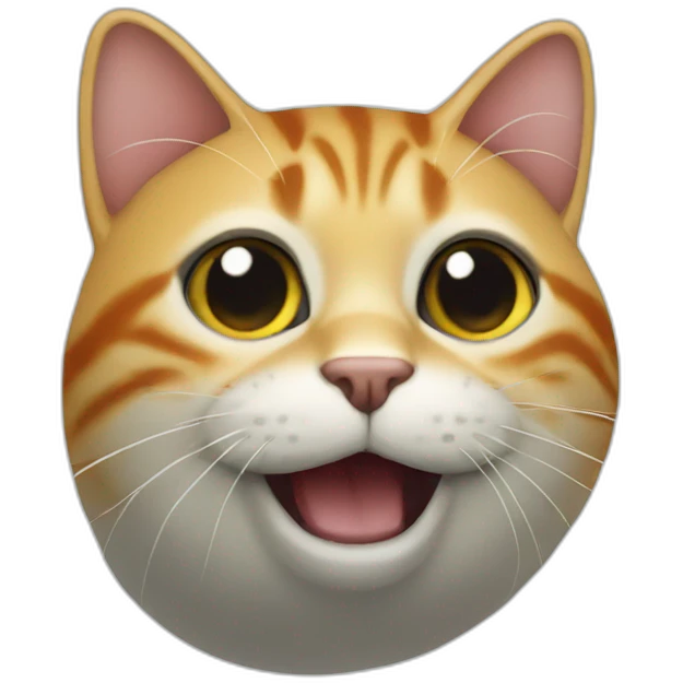 Poisson sur chat emoji