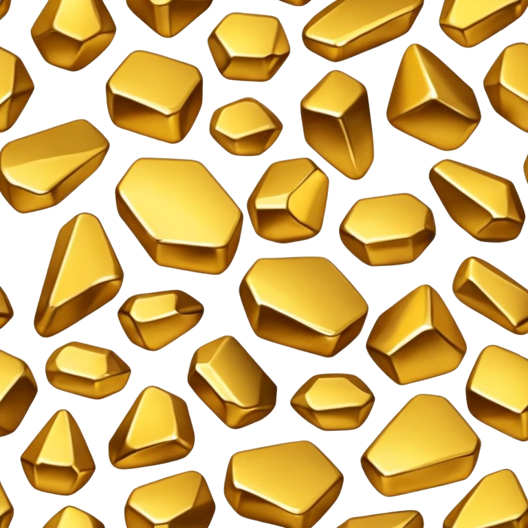 Gold nuggets emoji