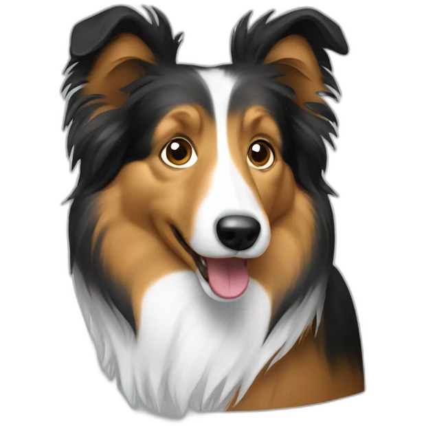 Sheltie dog emoji