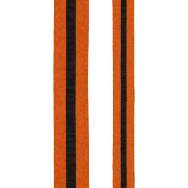 St George’s ribbon orange and black emoji