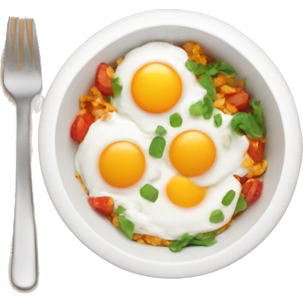 breakfast bowl vegetarian  emoji