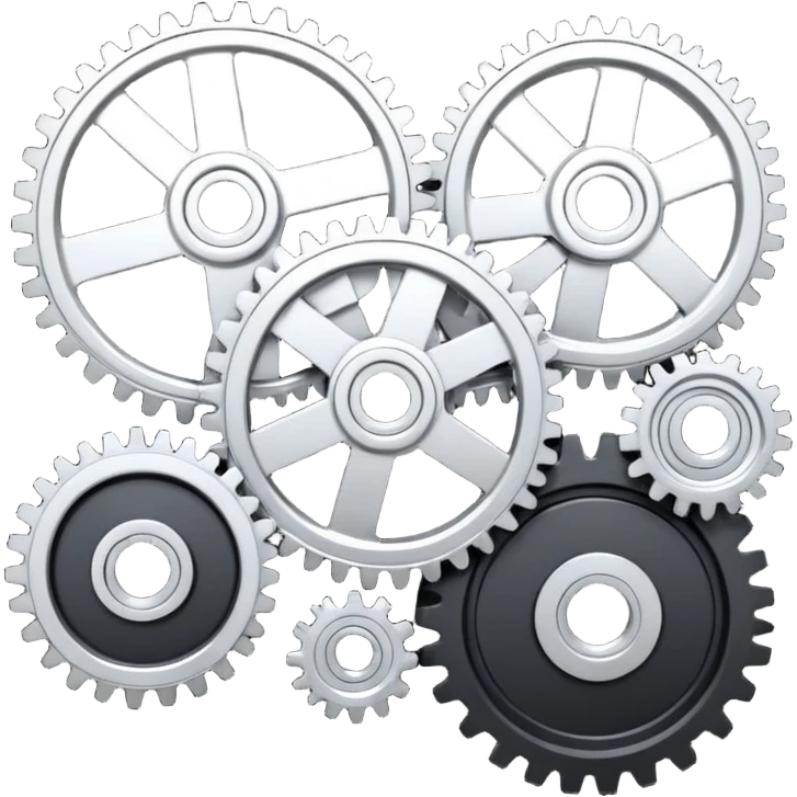 car timing belt with gears emoji