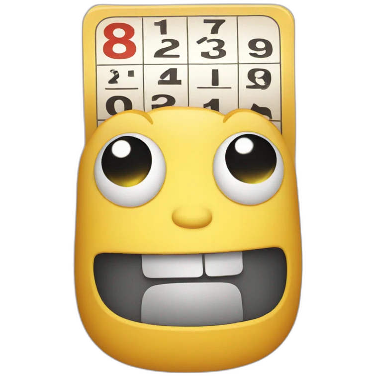 bingo ticket emoji