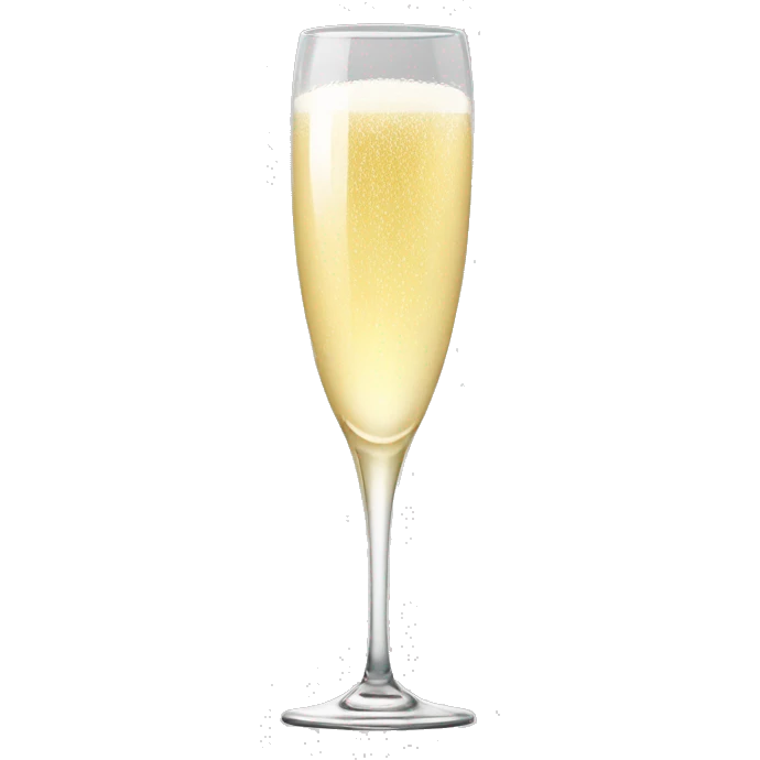 Champagne glass emoji