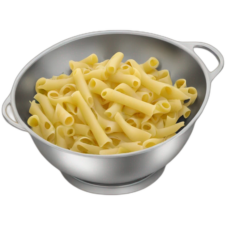 pasta in a colander emoji