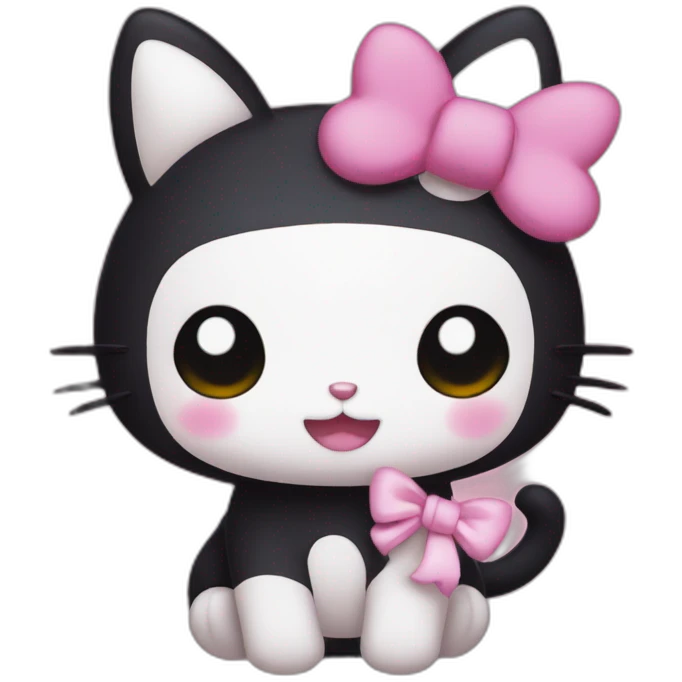 Kuromi Sanrio emoji