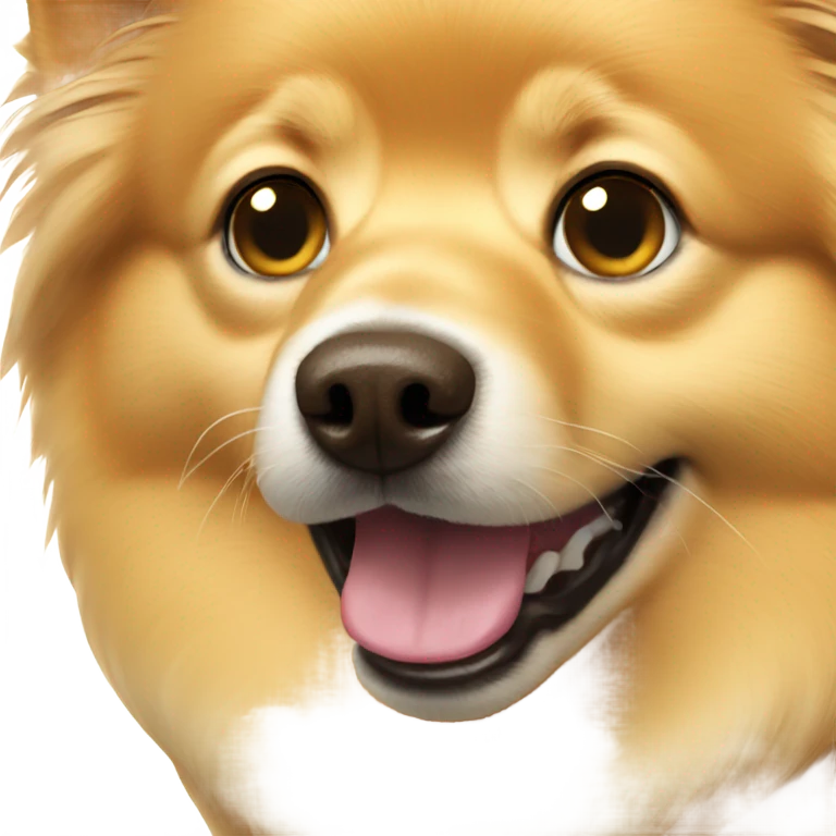 golden spitz dog emoji