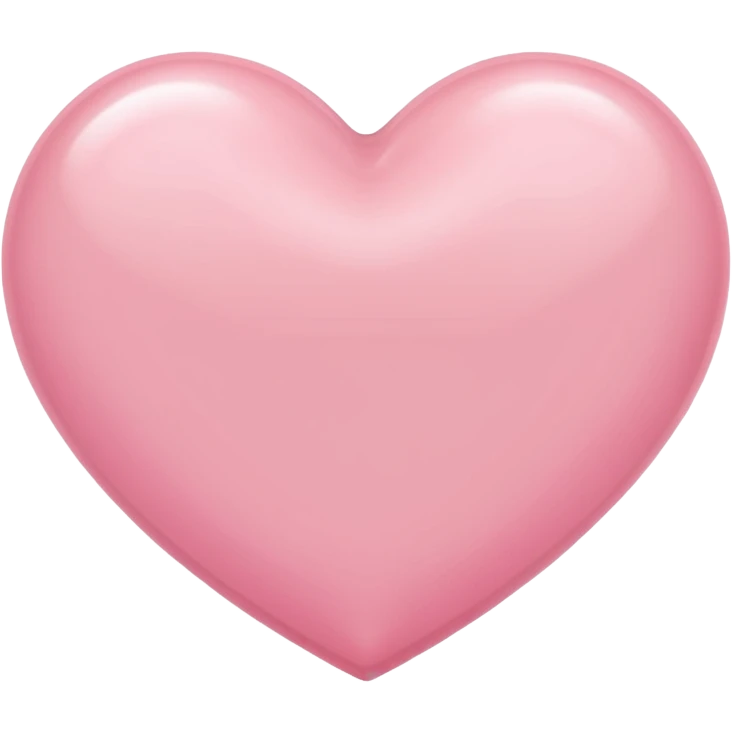 ligth pink heart emoji