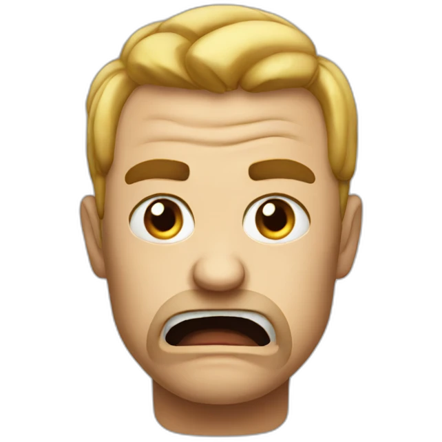 Angry world emoji