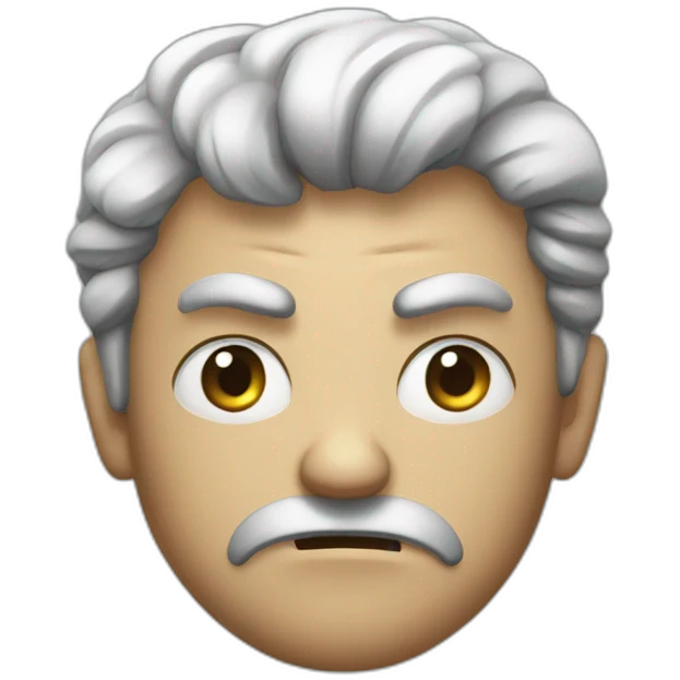 Melanchon angry emoji