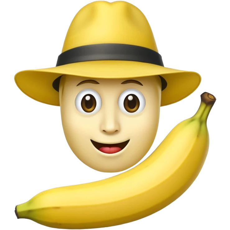 Banana gangster emoji