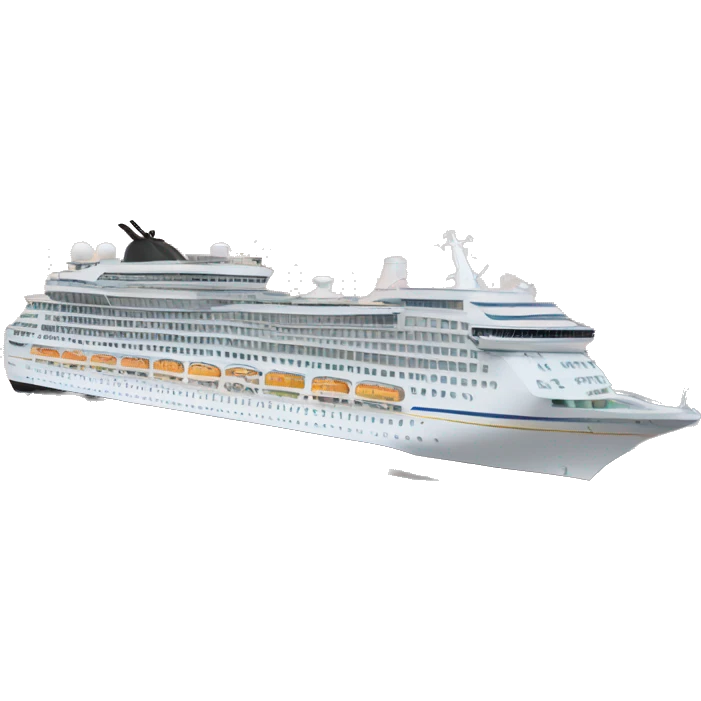 cruise ship leaving without all its passengers  emoji