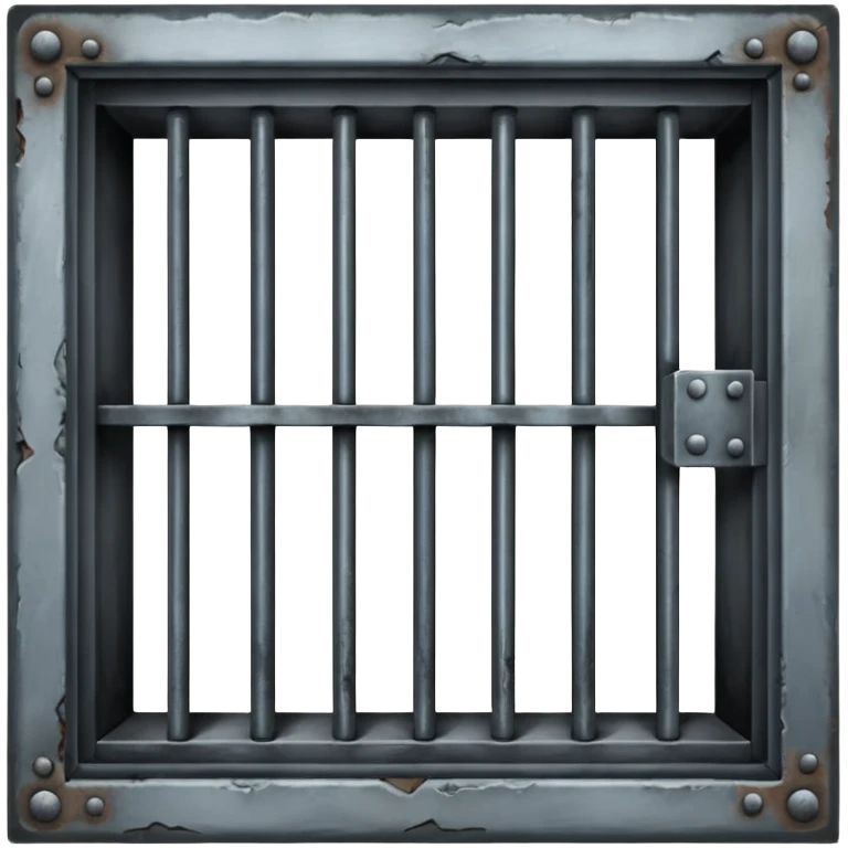 prison window with bars emoji