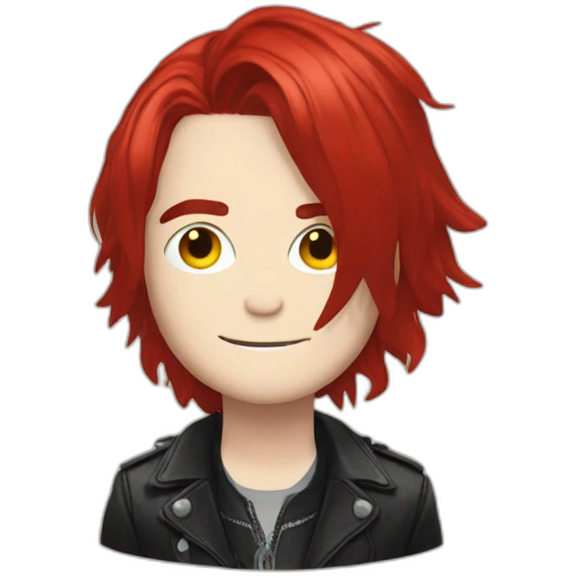 Gerard Way red hair emoji
