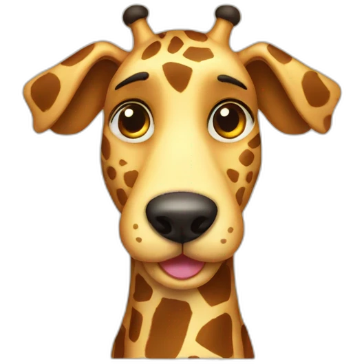 giraffe dog emoji