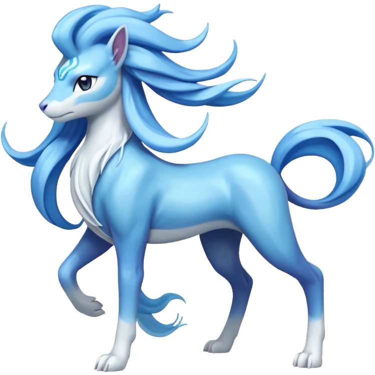 Pokemon  legendary Suicune emoji