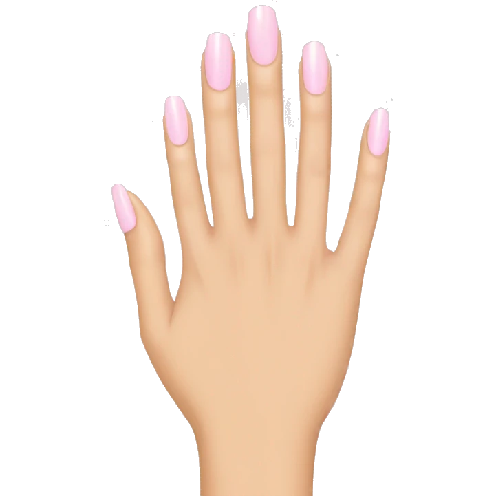 Light pink nails emoji