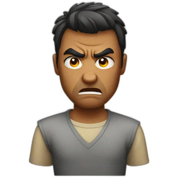 Angry emoji