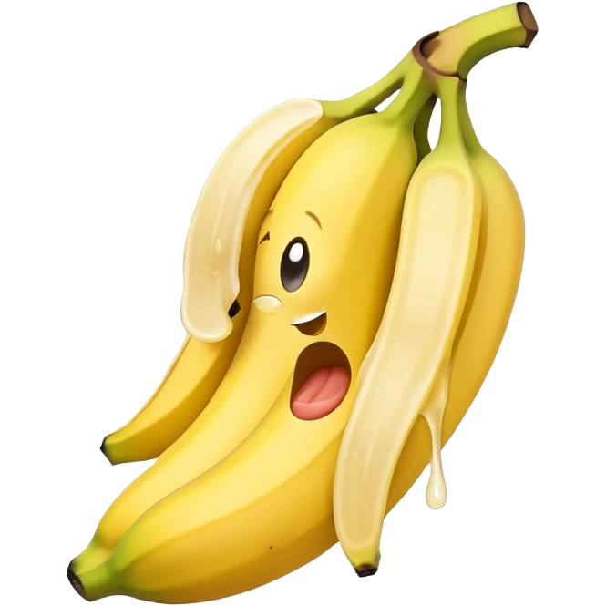Banana crying emoji