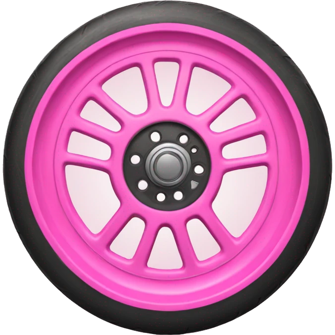 hight pink wheel emoji