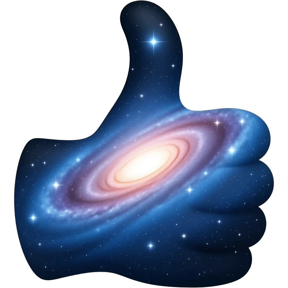 Galaxy thumbs up emoji