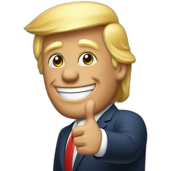 Donald Trump thumbs up emoji
