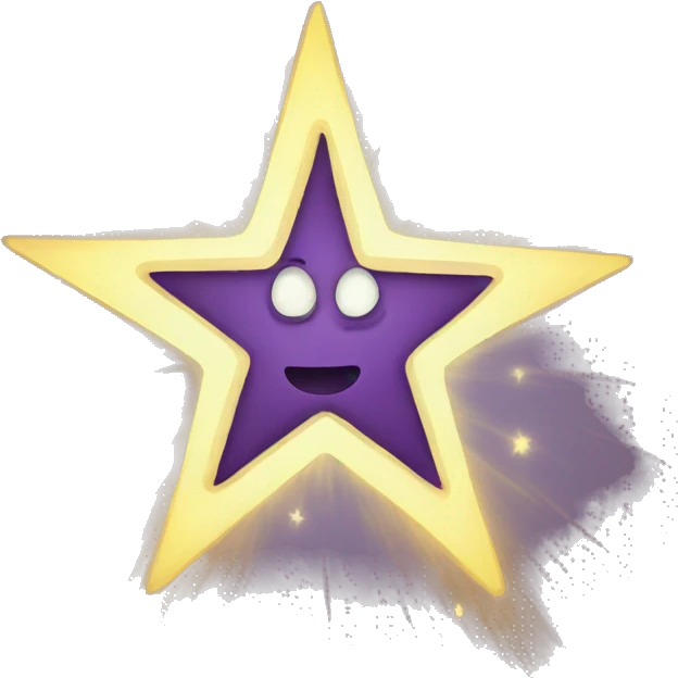 glowing star pulsing emoji