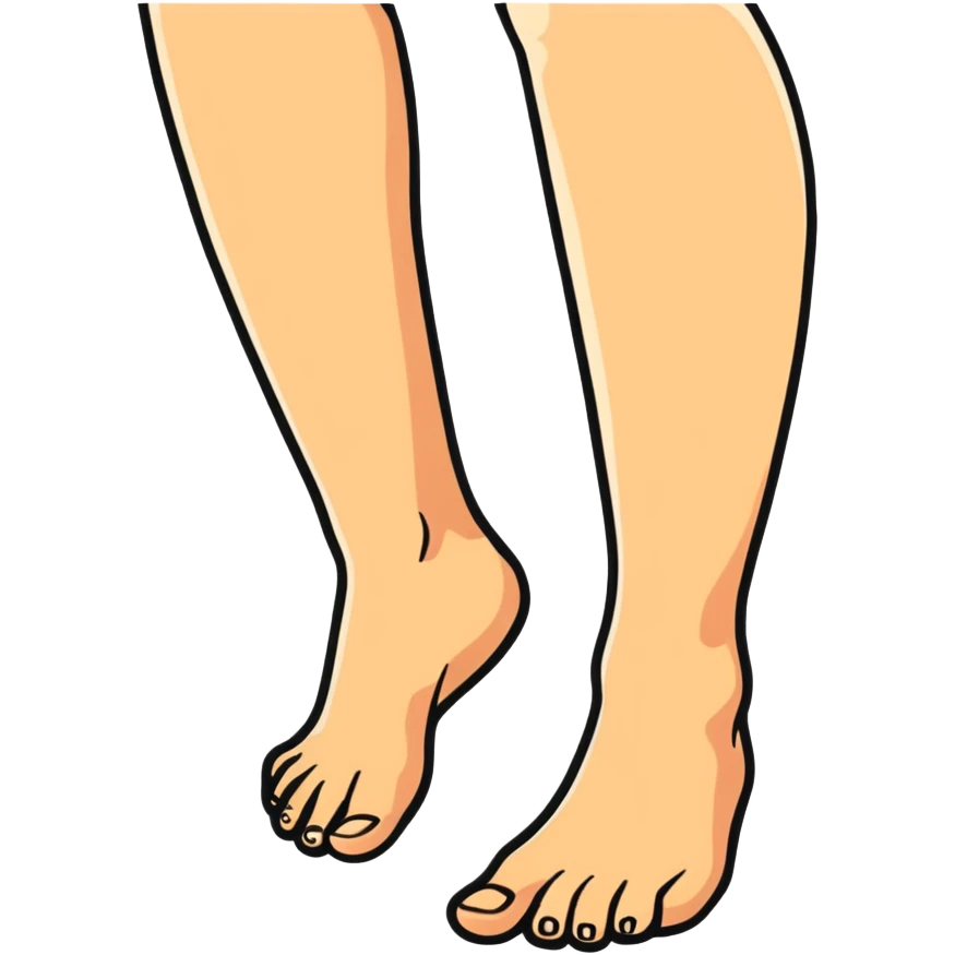 barefoot emoji