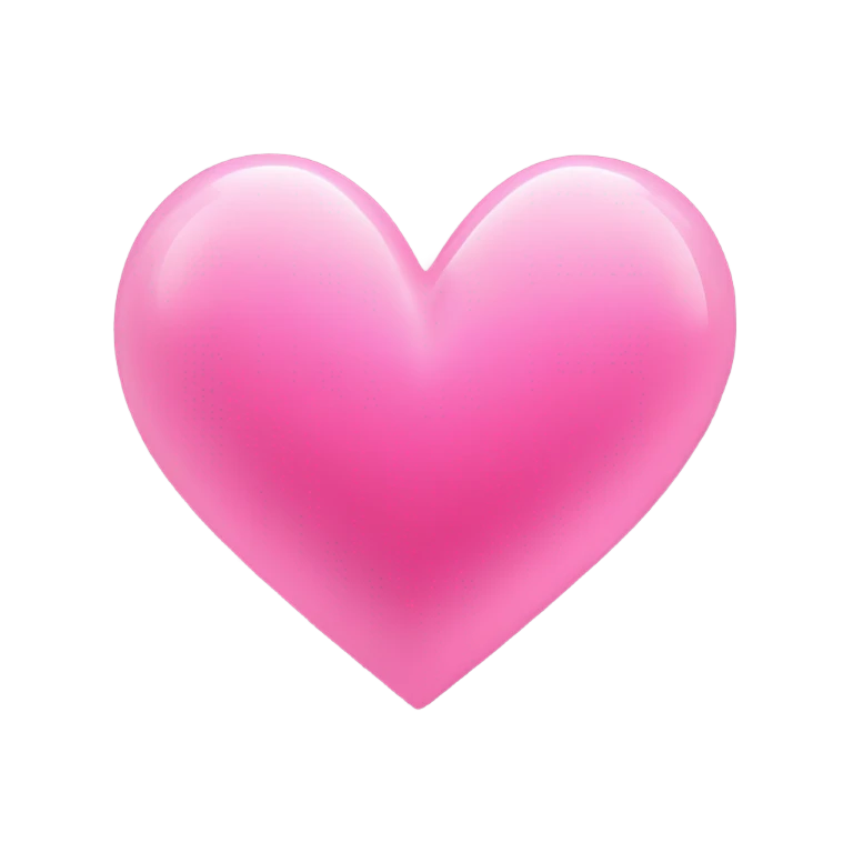 corazón rosa emoji